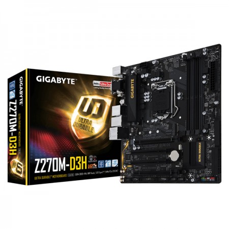 MAINBOARD GIGABYTE GA-Z270M-D3H SOCKET LGA1151 618S